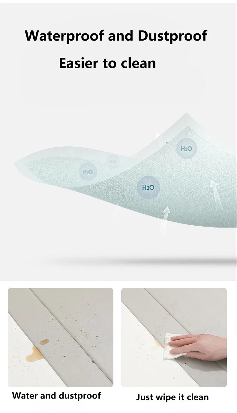 Large Cotton Educational Prone Time Mat, Foldable Non-Slip Super Soft Padding Baby Play Mat