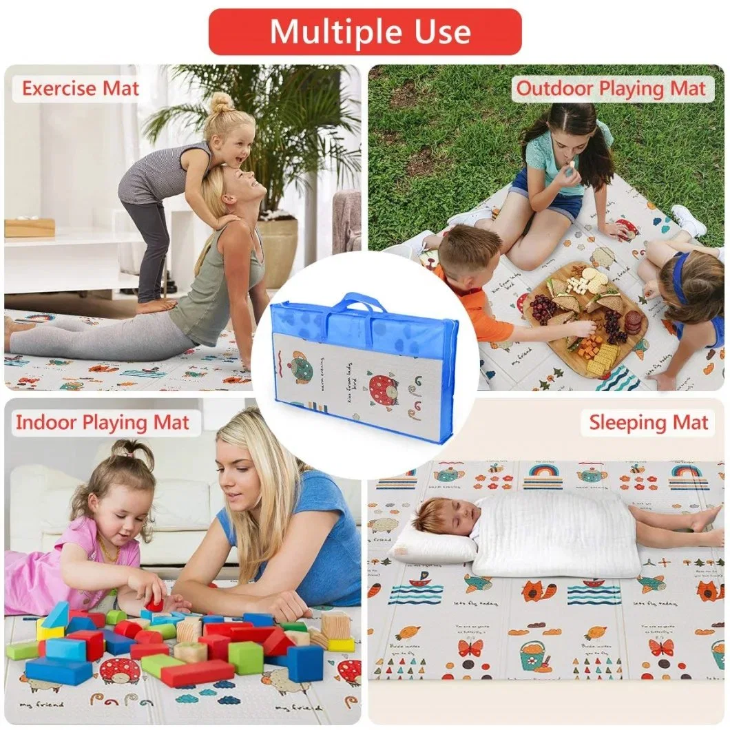 XPE Foam Floor Play Mats Baby Non-Toxic Eco Friendly Folding Puzzle Play Mat