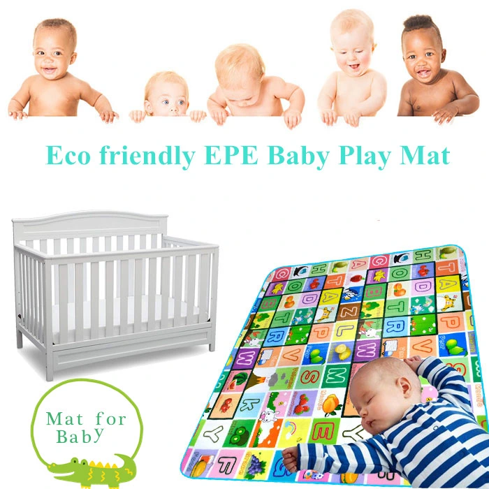 EPE Foam Play Gym Mat Baby Soft Mat Animal Traffic Picnic Activity Foam Mat for Baby Crawling Waterproof Baby Mat Play
