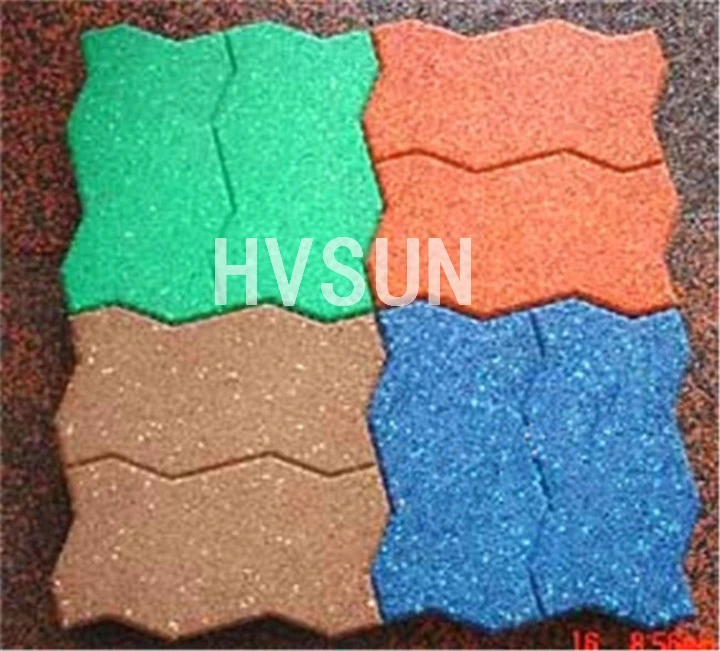 China Supplier Gym Equipment Volleyball Sport Court Tiles Color and Durable Rubber Flooring Mat