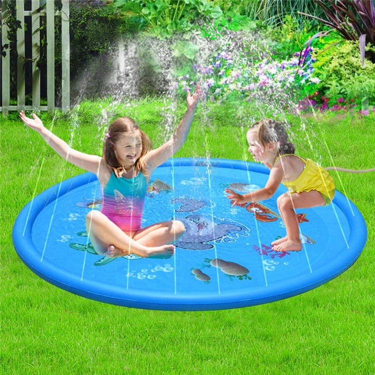 Inflatable Splash Water Play Toys Kids Spray Pad Sprinkler Mat