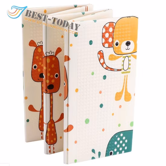 1.8*2m 1cm XPE Foam High Quality Foldable Kids Crawling Game Play Mat with Many Beautiful Pattern