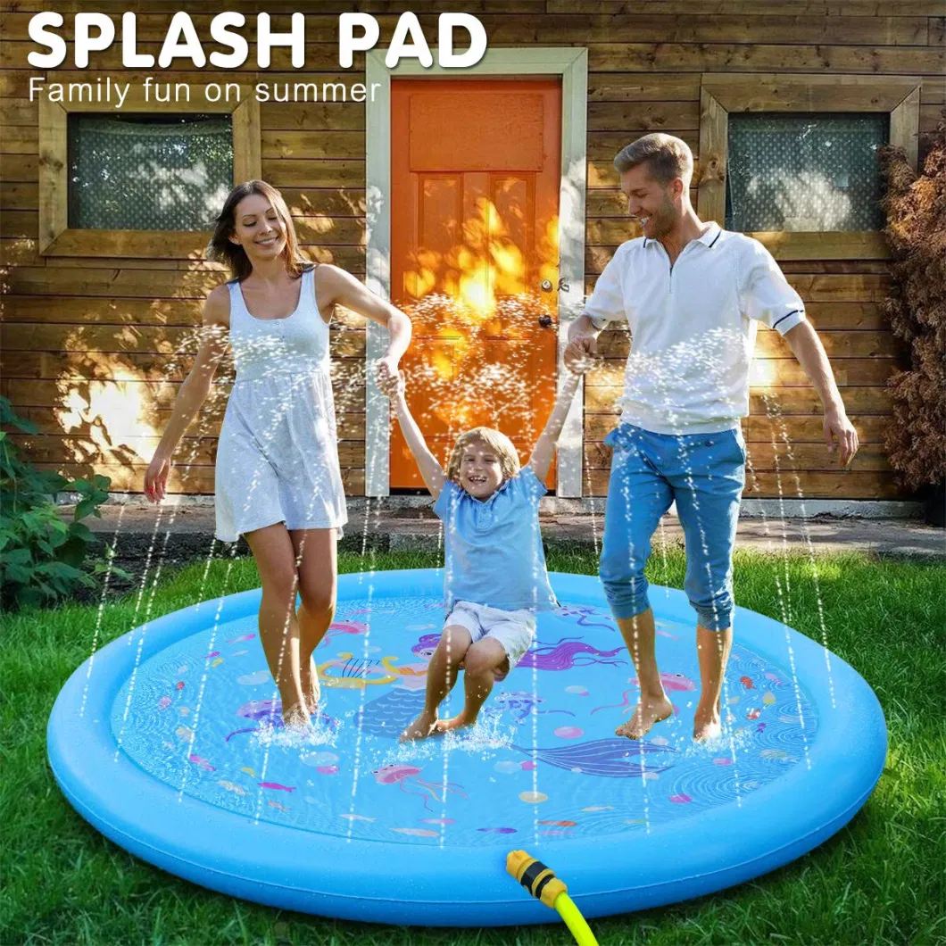 Kids Sprinklers Splash Pad Water Toys Gifts Boys Girls Splash Play Mat