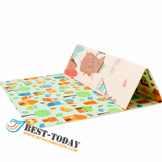 1.8*2m 1cm XPE Foam High Quality Foldable Kids Crawling Game Play Mat with Many Beautiful Pattern