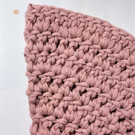 Wholesale Baby Item Yiwu Cheapest Price Sourcing Agent Crochet Knitted Floor Rug Round Cotton Infant Newborn Tummy Time Nursery Play Mat