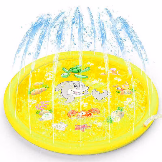 Inflatable Splash Water Play Toys Kids Spray Pad Sprinkler Mat